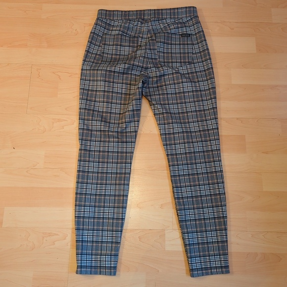 Sanctuary x Anthropologie Plaid Carnaby Kick Crop Pull on Pants - Picture 5 of 13